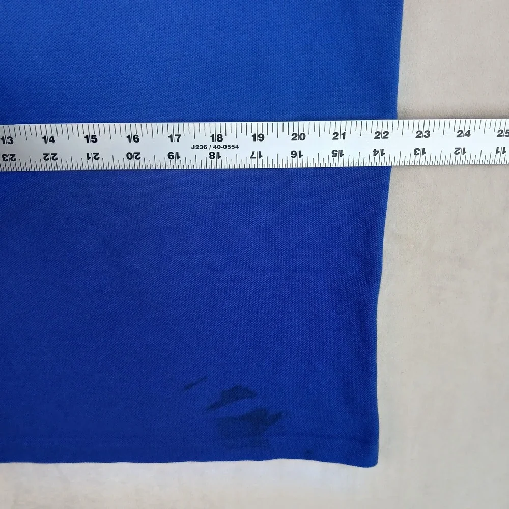 VTG Polo Ralph Lauren XL Mens Polo Shirt Custom Fit FLAW‎ 23x26